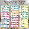 30 Read And Rhyme Flip Books,First Words Flash Cards,ABC Vocabulary