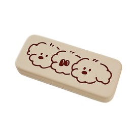 LIT Rose Glasses Case, Cute, Stylish, Women's Glasses Case, Glasses Cloth Included, Lightweight, Popular, Hard, Characters, Funny, Soft Leather, Dogs, High School Students, Glasses Case, Cute Eyeglass