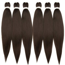 Tess braids, synthetic hair, EZ, pre-stretched braiding hair, 1 pc 90 g bundle, Yaki texture, 26 inches (66 cm), crochet synthetic hair pieces.