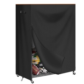 Garage Sports Equipment Organizer Cover,Waterproof 420D Oxford Protective Outdoor Indoor Sports Equipment Storage Rack Dust Cover 38"L x 18"W x 45"H (Only Cover)