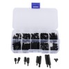 140pcs box M2 Nylon Round Head Cross Screw Hex Nut