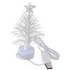 Minkissy Mini Christmas Tree USB Connection LED Fiber Optic Xmas