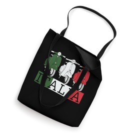 Italy Italian Flag Scooter Vespa Moped Rider Souvenir Gift Tote Bag