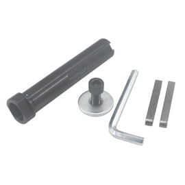 JUNLIXN Burnishing Polishing Machine Shaft Set, 5/8"-11 Thread Shaft Extension fit Angle Grinder for Burnishing Polishing Drum, Drawing Wheels