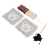 Latch Hook Kit Cup Coaster DIY Set Lovely Bear Pattern