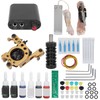 Professional Tattoo Machine Kit Tattoo Power Supply 10 Wraps Complete