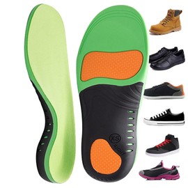 Shoe Insoles Arch Support - Soft Sports Insoles | Shock Absorption Insoles for Men Women, Sports Shoe Orthopedic Inserts