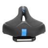 Road Bike Saddle Black Hollow Ergonomic Soft Silicone Sponge Tail