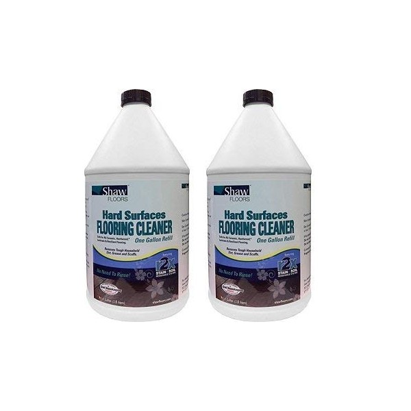 Shaw Floors R2X Hard Surfaces Flooring Cleaner Ready to Use No Need to Rinse Refill 1 Gallon (2-(Pack))