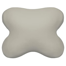 Edda Lux Cover suitable for Tempur All-Around sleeping pillow, 60/56 x 50/48 cm, shape-retaining jersey cushion cover for butterfly pillows, made of 100% cotton, in pebble