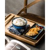 Ceramic Japanese Appetizer Sushi Plates and Bowls Set for 2