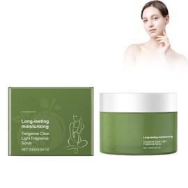 Clear Face Body Scrub, Cream Shower Scrub, Organics Face Scrub, Brightening Exfoliation, Natural Body Scrub, Face Exfoliating Cream for Smooth Skin, Skin Care (Orange)