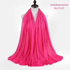 DRESHOW Hair Wrap for Black Women with Natural Hair Large Stretch Soft Edge Scarves for Braids Dreadlocks