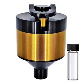 Molinillo de especias grueso a fino, color negro y dorado