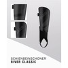 JAKO Unisex Schienbeinschoner River Classic, schwarz, S