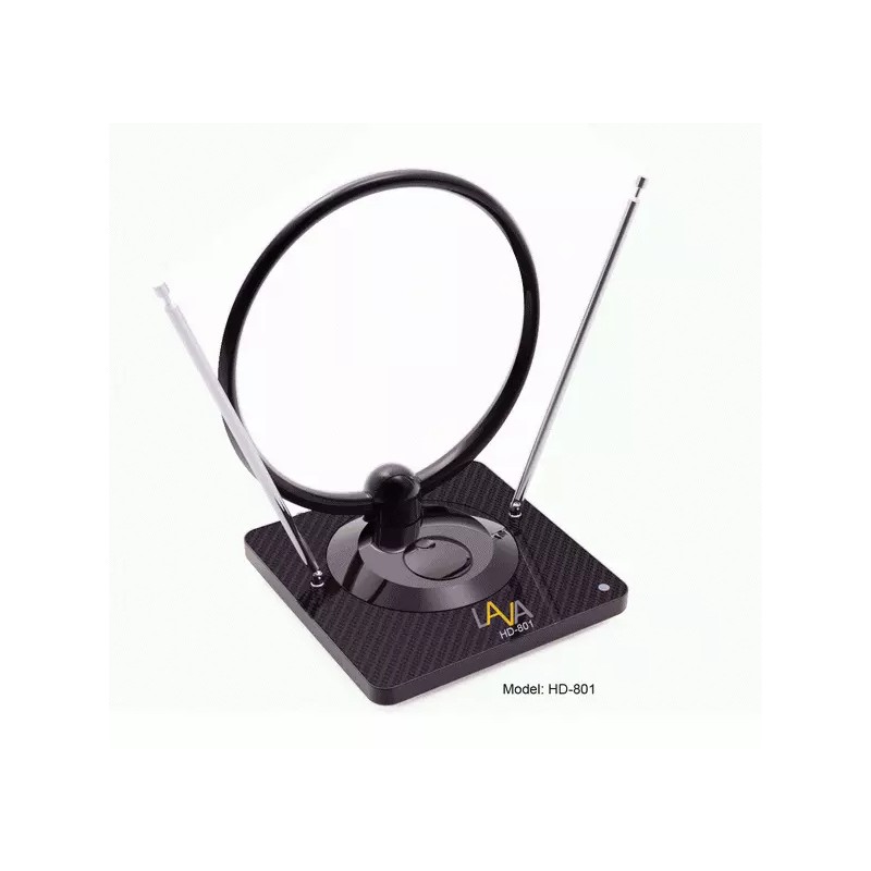 LAVA 75 mile LAVA HD-801 Indoor HDTV Antenna, Amplified 4K
