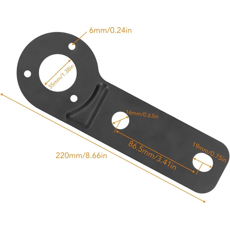 Trailer Socket Bracket - 16mm Steel Heavy Duty Socket Mount
