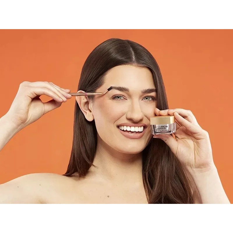 Grande Cosmetics Kit Laminado Cepillo Grande Para Cejas 2 Piezas