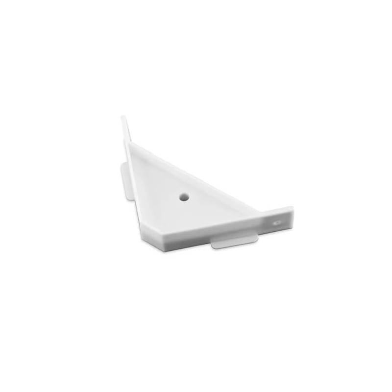 8 PCS Plastic Corner Braces, Cabinet Triangle Bracket, 90 Degree