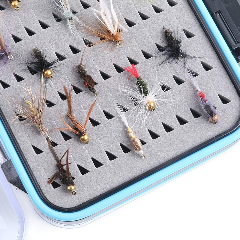 Maxcatch Fly Fishing Box Two-Sided Waterproof Easy Grip Foam Jig