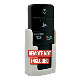 Wall Mount (No Remote) for Home Decorators Collection Adjustable Color Celing Fan Remote TX028C-S 98130 KUJCE10320/TR222A, 2AAZPHD3/HD3, 98130 KUJCE10318 (White)