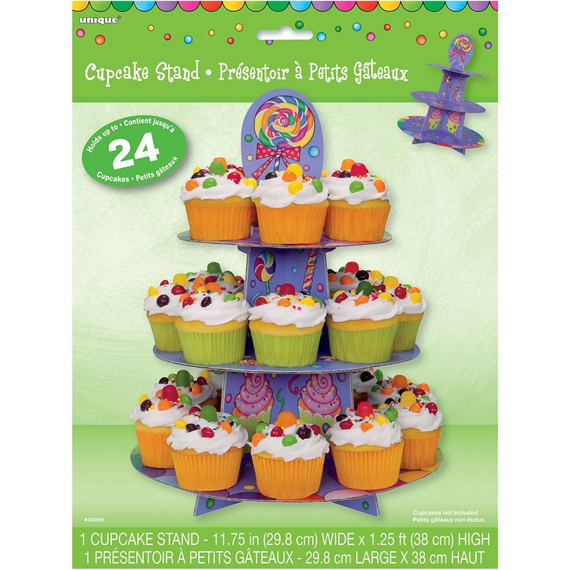 Unique Party 42269 - Candy Party Cupcake Stand