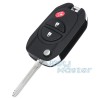 KeyMaster Upgraded Flip Remote Key Shell Case Fob for Toyota