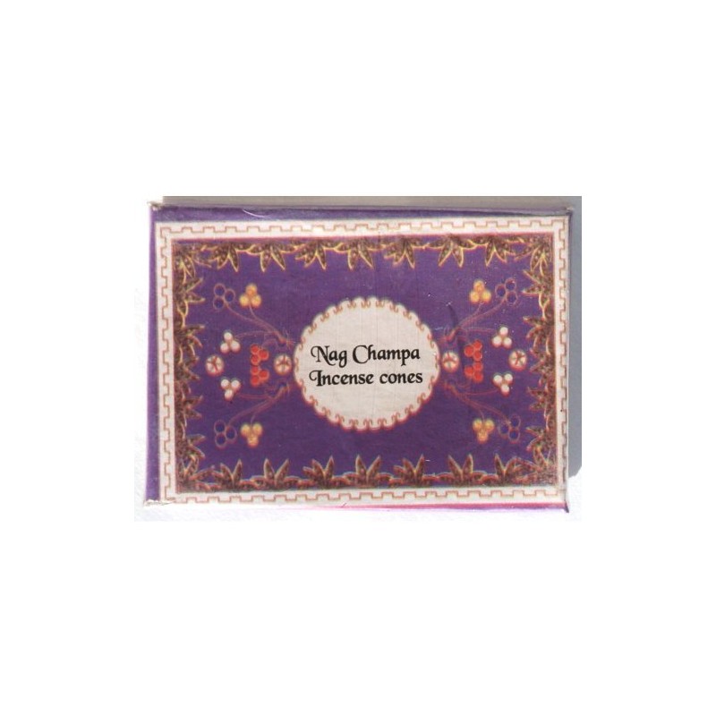 Nag Champa Flora Cones - 16 Cones per Box -