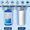 H&G Lifestyles 2-Stage Whole House Water Filtration System, GAC KDF