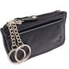 Safekeepers Leather Key Case - Small Key Bag with Zip
