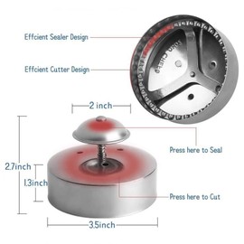 Sandwich Sealer，3.5-inch 304 stainless steel sandwich cutter，Sandwich Cutter and Sealer，DIY Sandwich Cutter for Kids Lunch Back to School