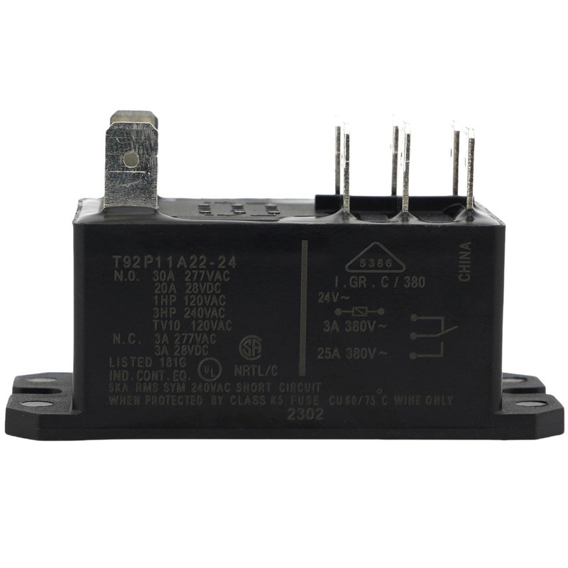 T92P11A22-24 24VAC 30A 4-1393211-3 AC Voltage DPST-NC（2 Form C）General Purpose