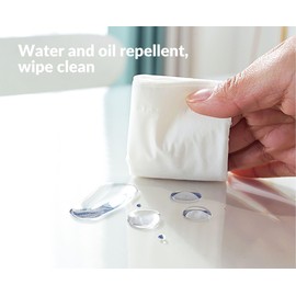 Artisan Flair Clear Vinyl Tablecloth Protector Oil-Proof Easy Clean Transparent Table Cover (Oval)-54X72 Inch