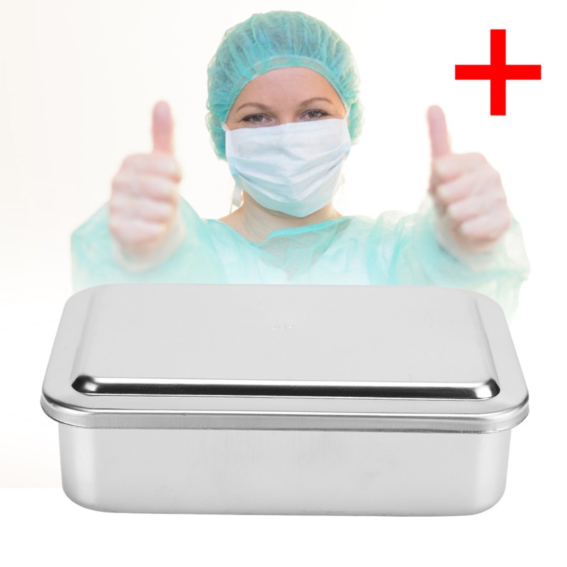 6inch Cleaning Box 304 Stainless Steel Instrument Storage Tray Cleaning