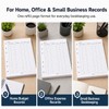 Accounting Ledger Sheets, A5 6-Hole Ledger Paper Refill, 50 Count