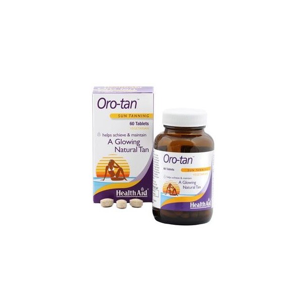 Health Aid Oro-Tan 60 Tabs for Natural Tan