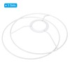 PATIKIL 7 Inch E26 E27 Lamp Shade Ring Frame with