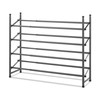 Whitmor 4-Tier Shoe Rack Gunmetal Gray