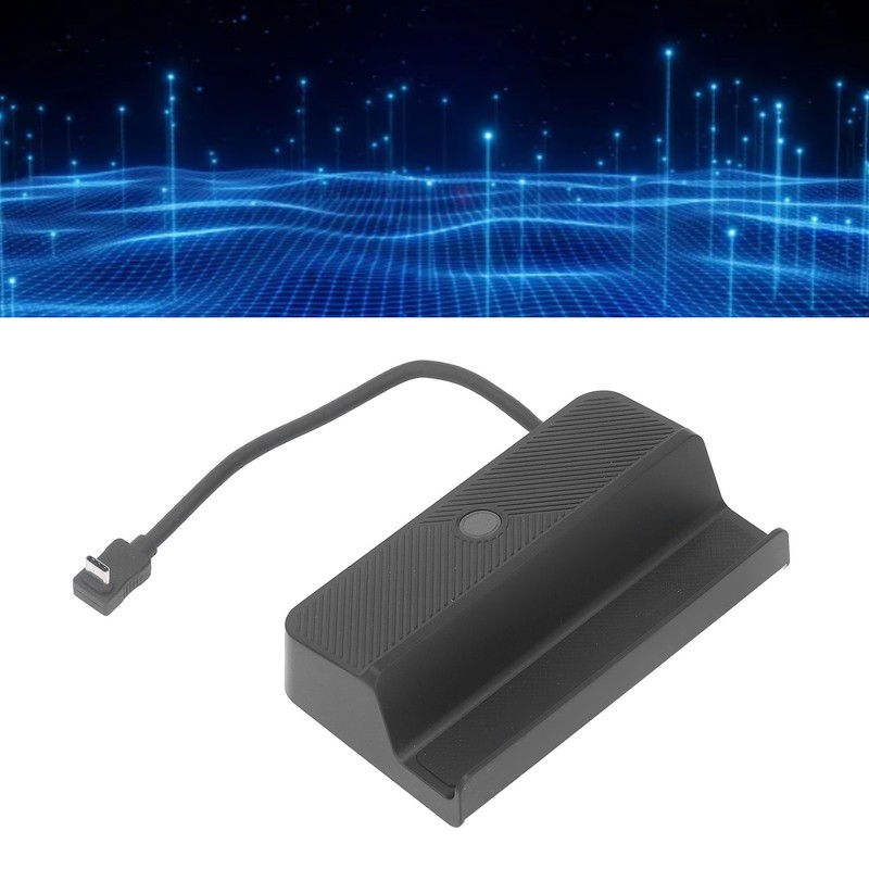 Docking Station Black 6 in 1 Charging Base RGB LED