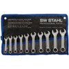 SW-Stahl 00840L Combination Spanner Set, Extra Short, 10 Piece Set