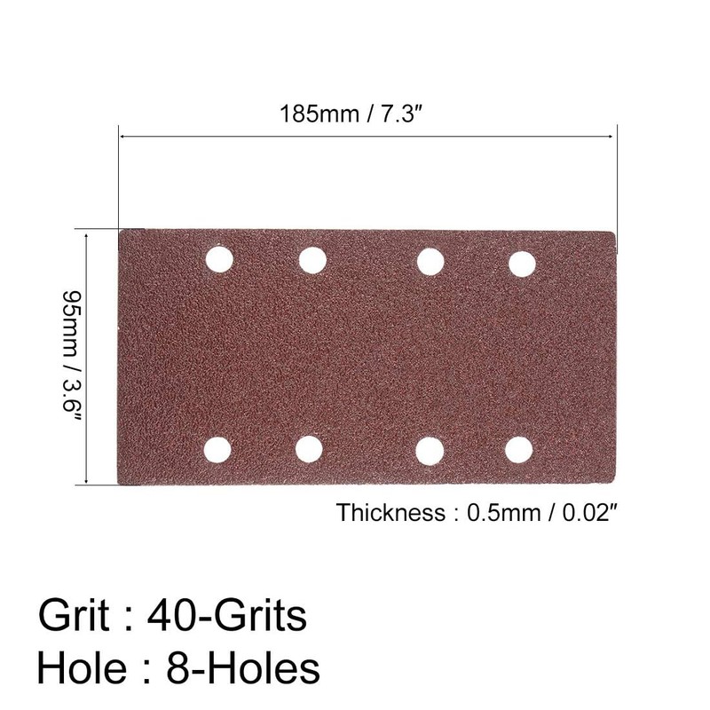 MACHSWON 40 Grit Sanding Sheet Sander Sandpaper Hook and Loop