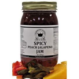 Spicy Peach Jalapeno Jam, 18 oz