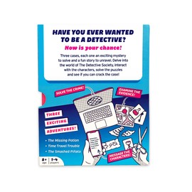 The Detective Society | 3 Cases in 1 | Family Adventures Best Board Game 2023 | Board Game for Families, Teens and Kids Age 8+