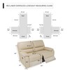 Easy-Going Oversized Loveseat Recliner Cover, Reversible Couch Cover for Double