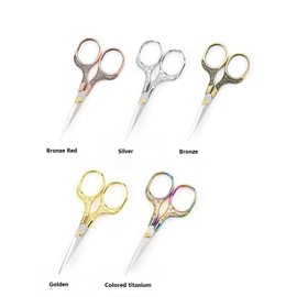 Craft Scissors Sharp Blades Scissors Multi-Purpose Scissors Suitable for Sewing/Art/Crafts/Office/School and Home (Gloden)