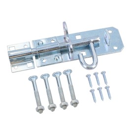 4” (100mm) Galvanised Brenton Slip Bolt Padbolt Slide Latch Lock Sheds Gates 2pk