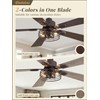 Fanbulous 1 Pack Farmhouse 42 Inch Ceiling Fans with Lights,