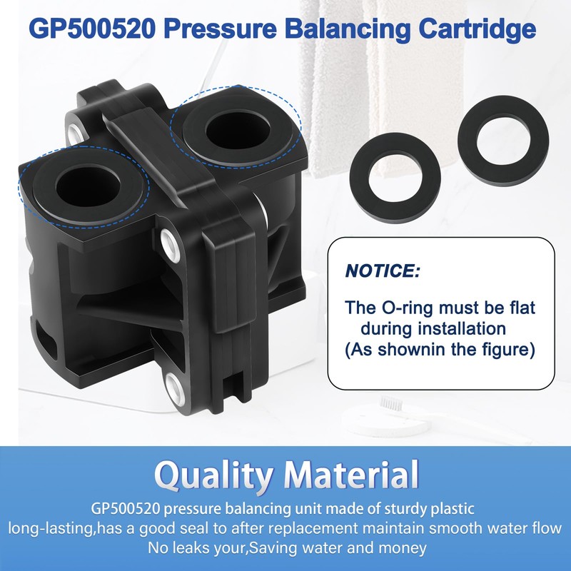 GP500520 Pressure Balancing Unit Cartridge Replacement,Compatible with Kohler Shower Cartridge,Shower