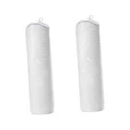 Healeved 2sets Reusable Natural Cotton Makeup Remover Pads Skin-friendly Cleansing Portable Bag for Daily Makeup Removal and Pore Cleaning