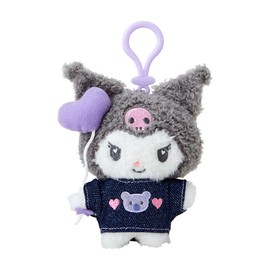 Sanrio 182613 Mascot Holder (Denim Patch) Chromi Plush Keychain